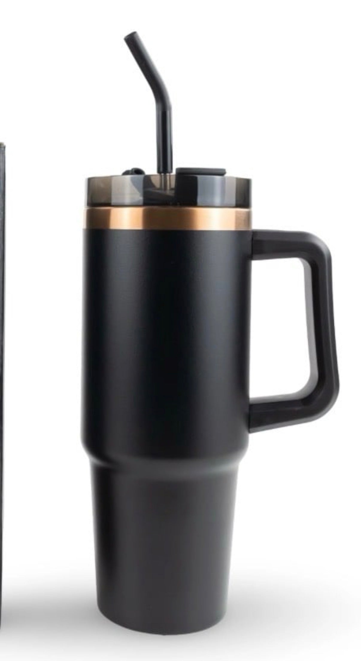 Black & Gold Signature Laser Engraved Tumbler