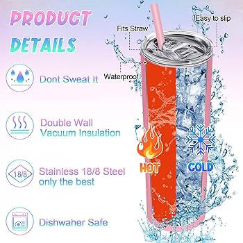 Betty Heart 20oz Skinny Tumbler