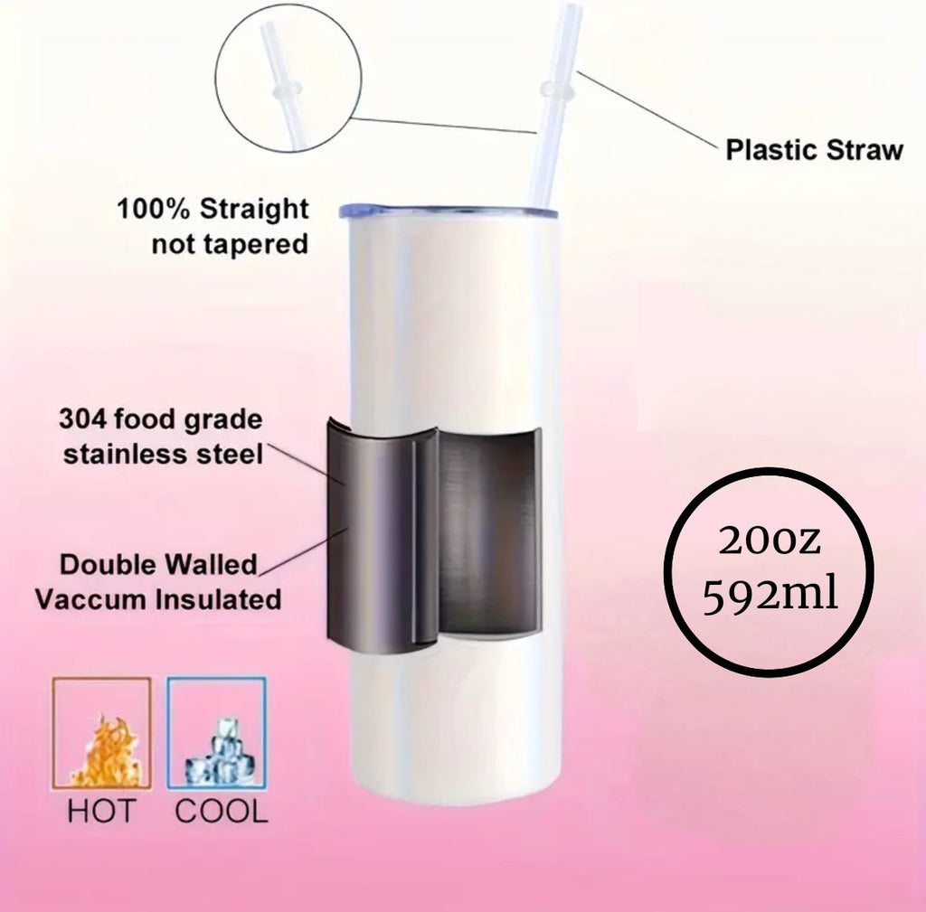 Gold Drip Textured 20oz Skinny Tumbler