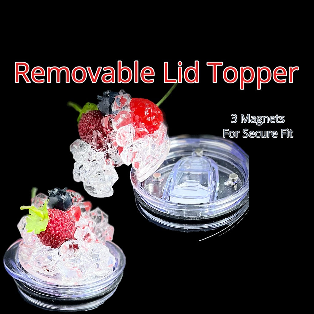 Tequila 20oz Skinny Tumbler with 3D Decorative Lid Topper