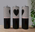 Heart Rhinestone 20oz Skinny Tumbler